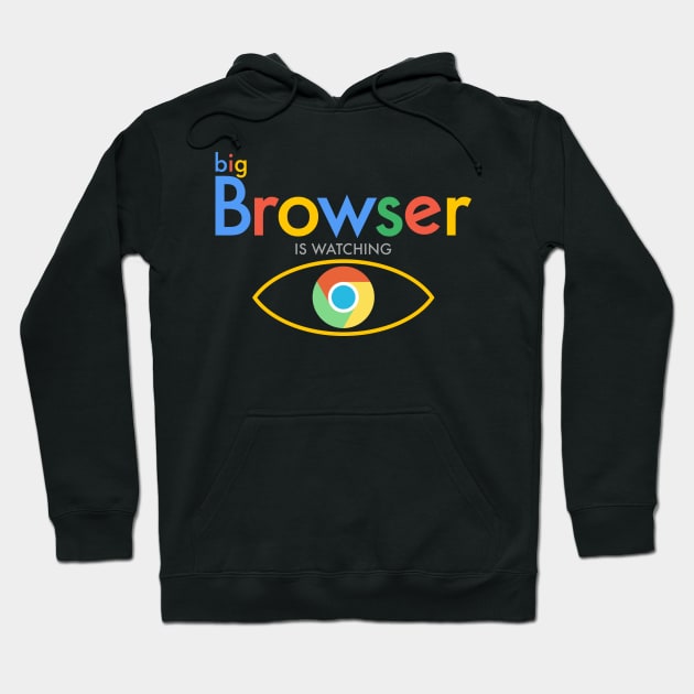 Big Browser - Is Watching Hoodie by trev4000